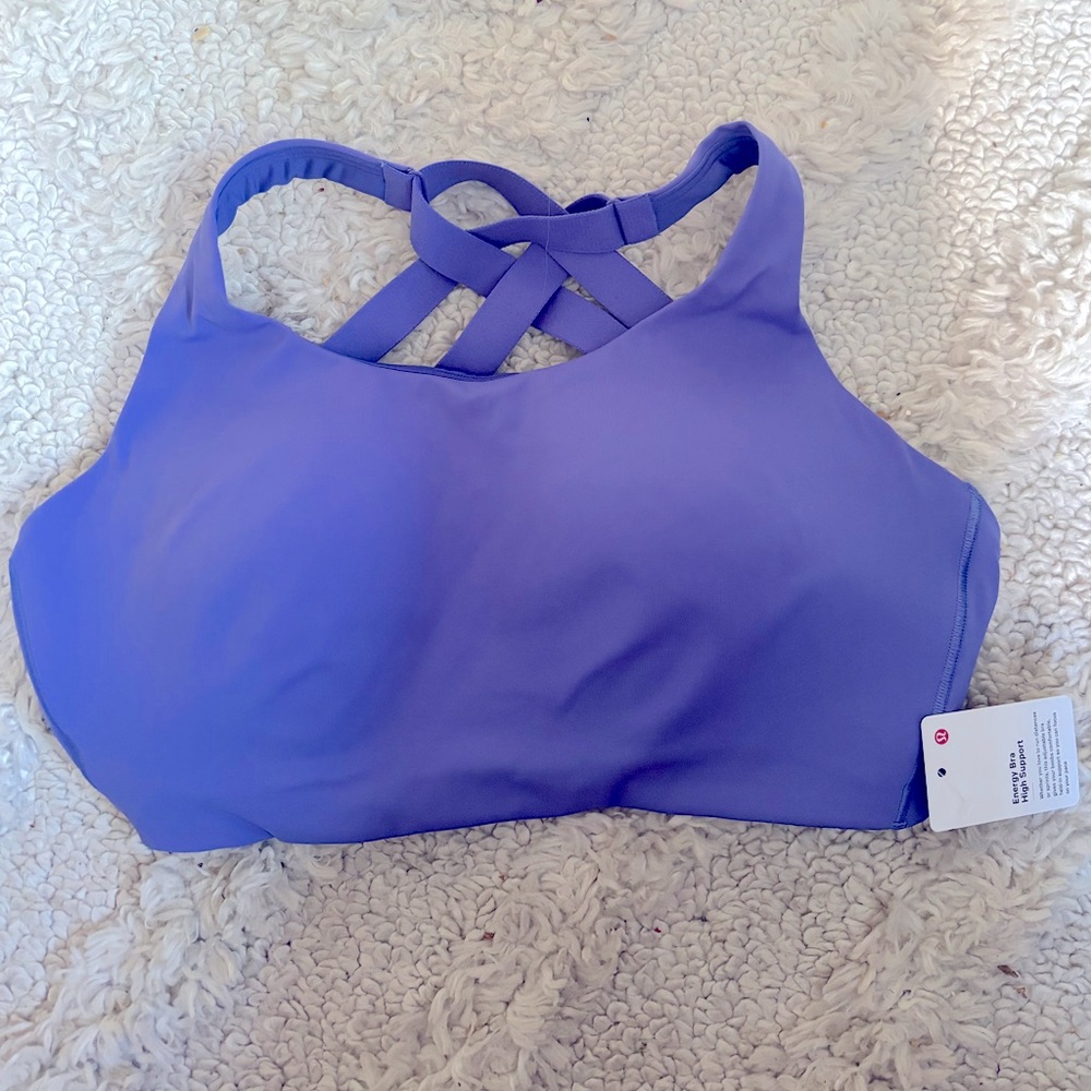 Lululemon energy high support bra 32DDD NWT
